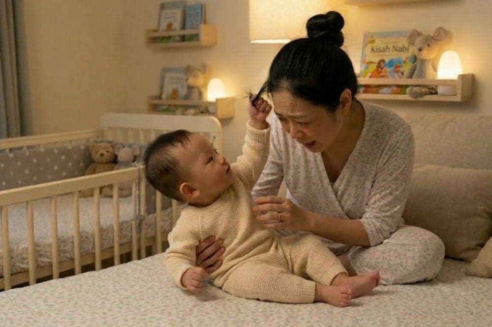 Sering menjambak rambut mama
