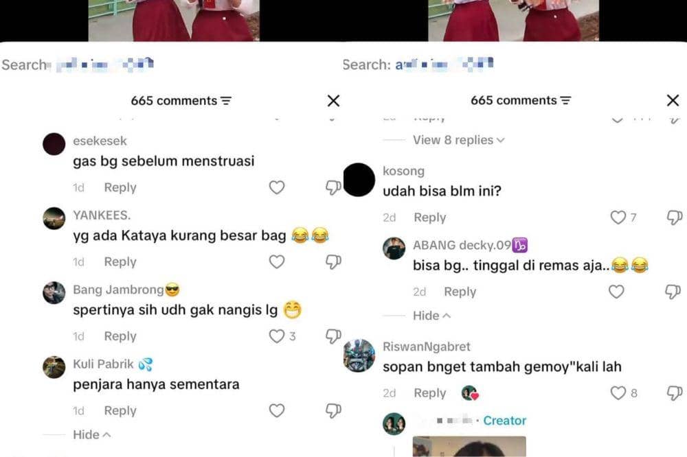 Video dua anak SD viral dan justru dipenuhi komentar tidak pantas