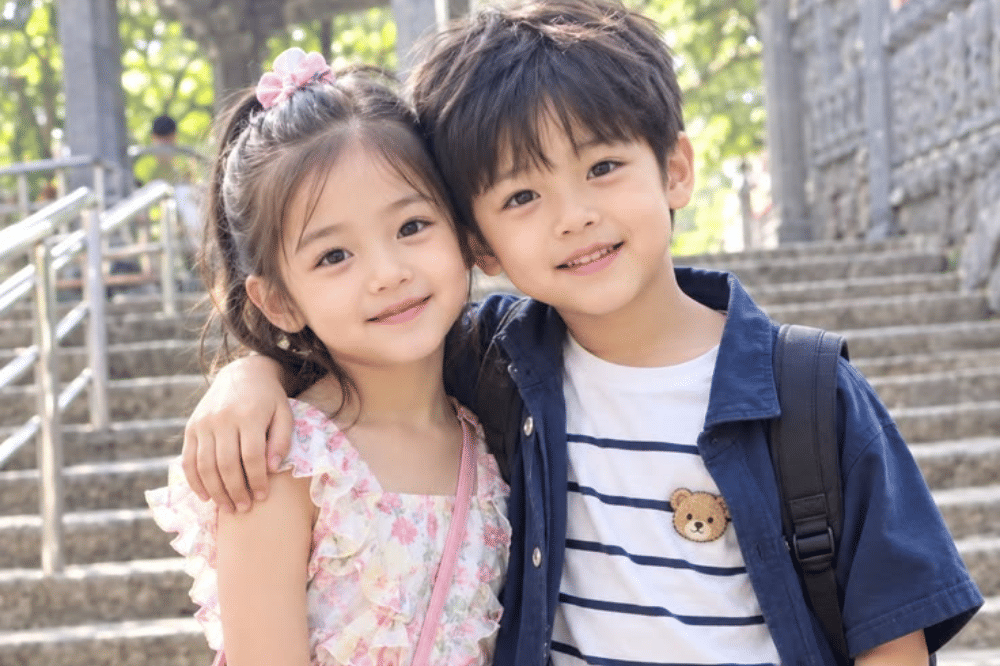 Anak laki-laki dan anak perempuan