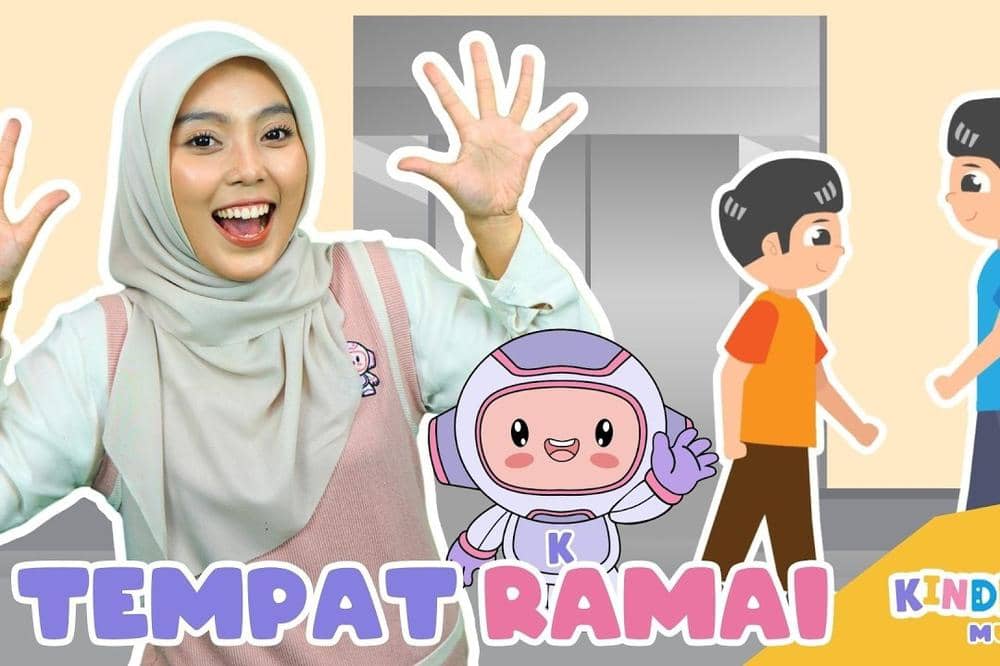 Lirik Lagu 'Tempat Ramai' Kinderflix, Ajarkan Anak untuk Jaga Diri
