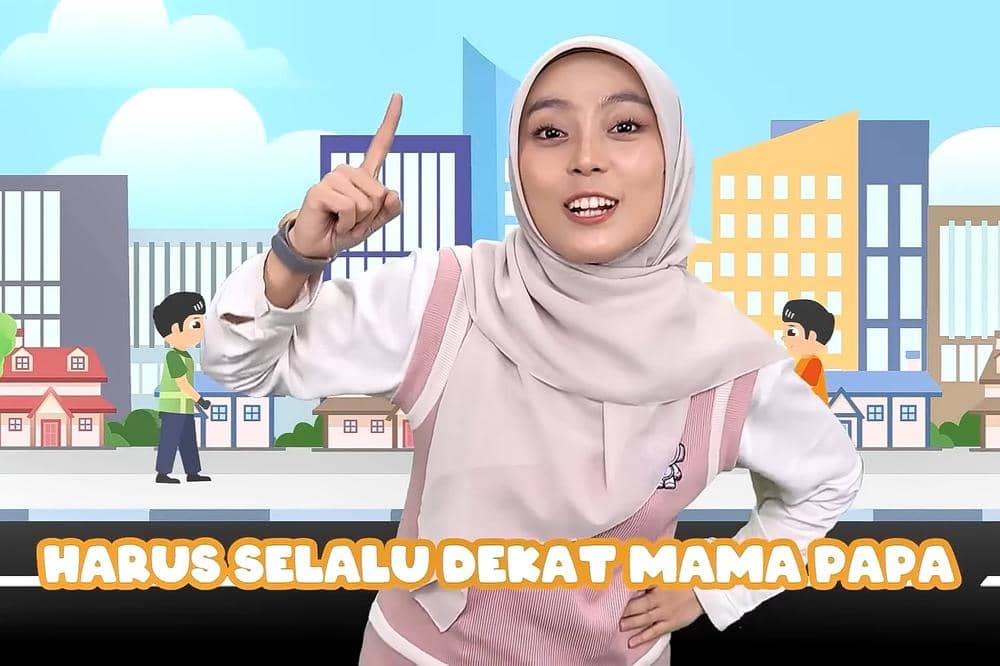Lirik Lagu 'Tempat Ramai' Kinderflix 4