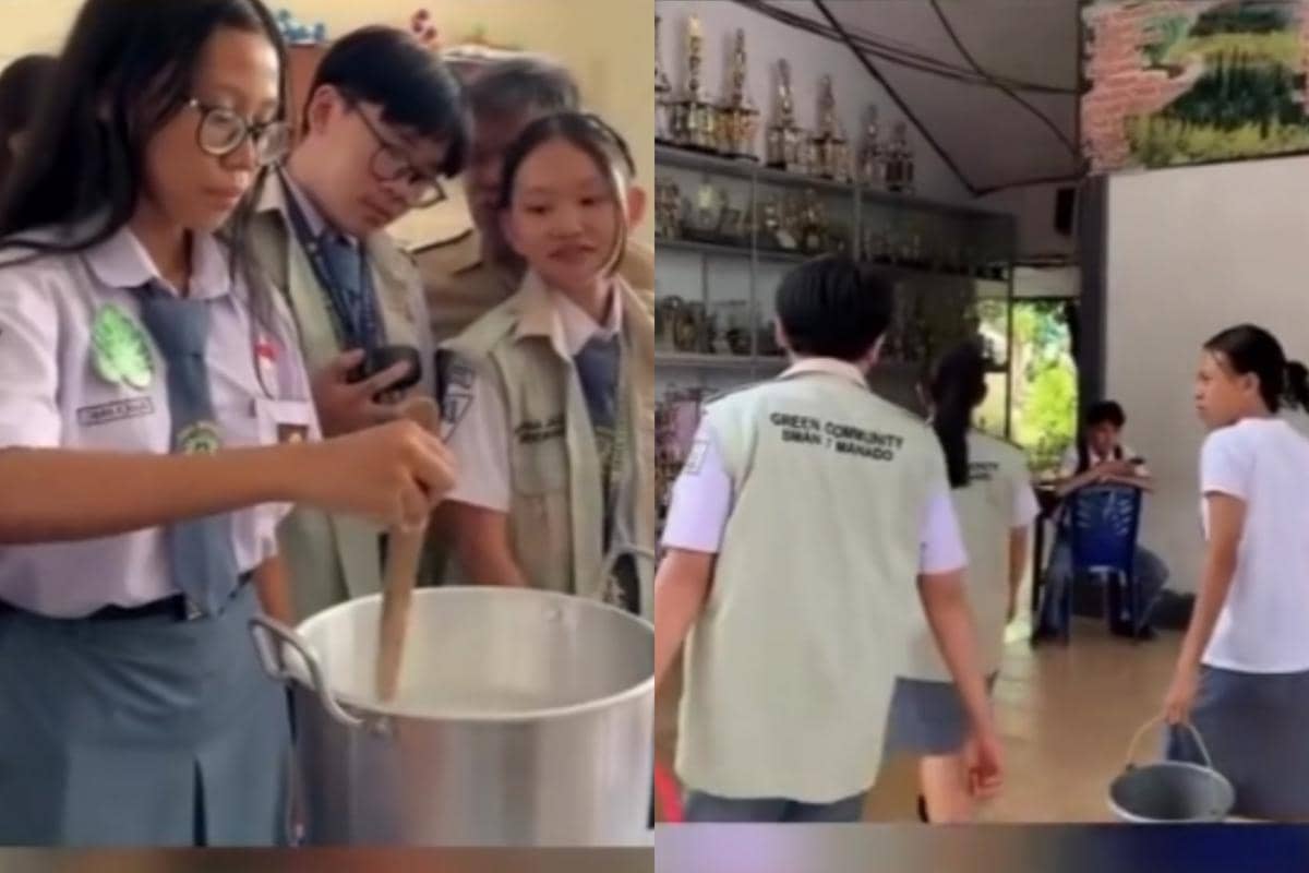 Pemilihan sisa makanan MBG untuk Eco Enzym