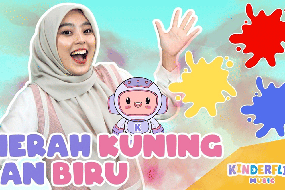 Lirik Lagu 'Merah Kuning dan Biru' Kinderflix, Belajar tentang Warna