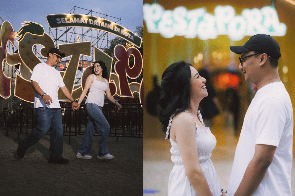 Bukan Hanya Nonton Konser, Pasangan Ini Foto Pre-Wedding di Pestapora