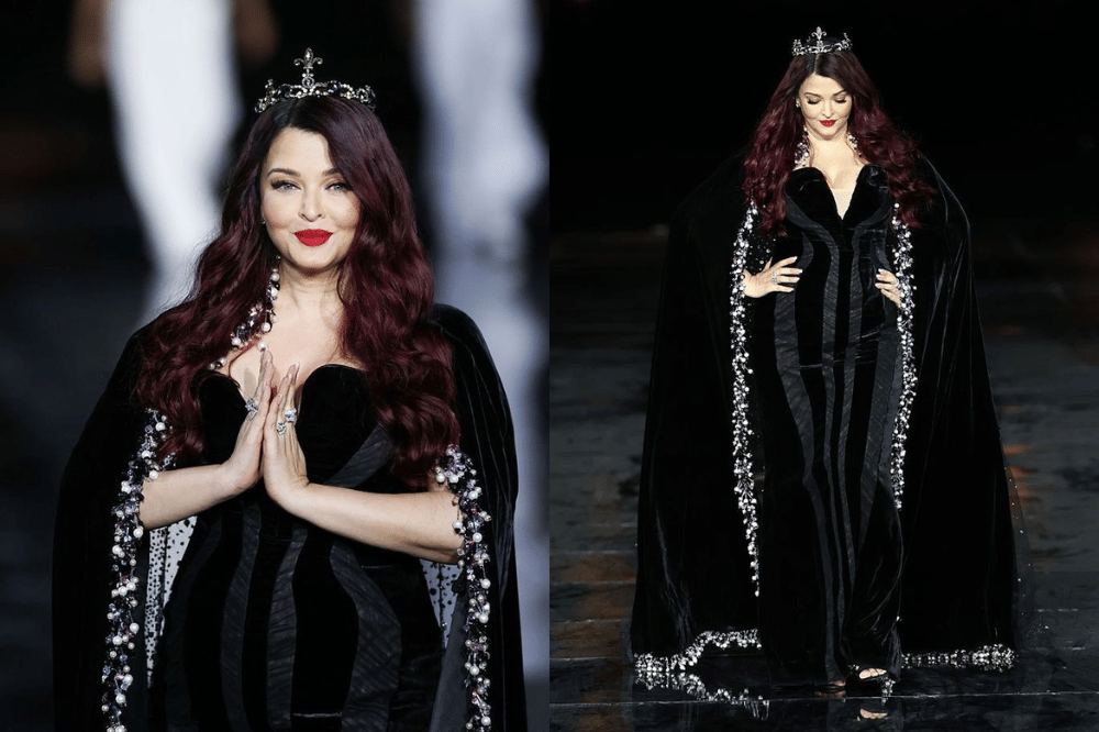 Aishwarya Rai Curi Perhatian saat di Runway L’Oréal Paris Le Défilé