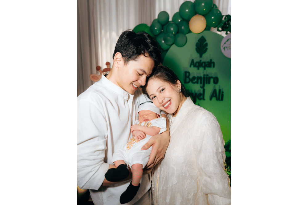 Foto akikah Benjiro Nayel Ali anak Adhisty Zara