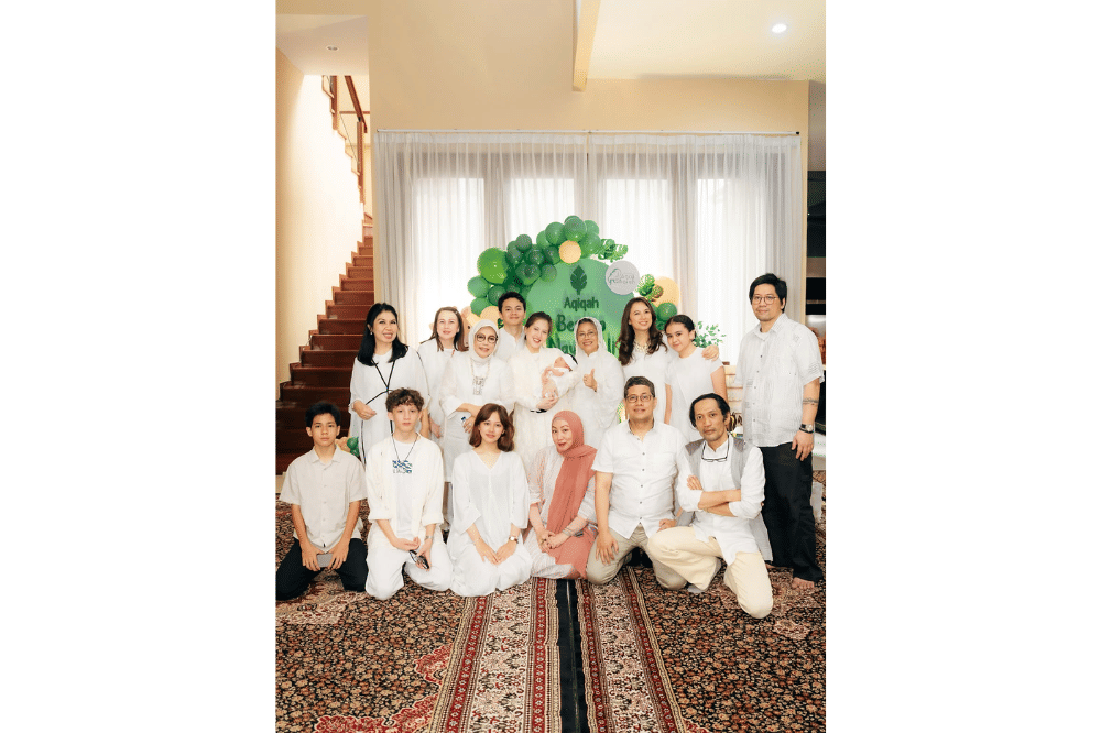 Foto akikah Benjiro Nayel Ali anak Adhisty Zara