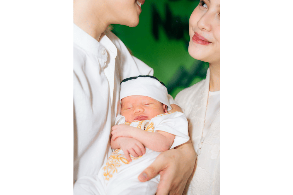 Foto akikah Benjiro Nayel Ali anak Adhisty Zara