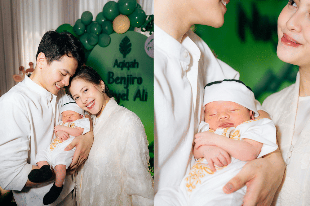 7 Momen Akikah Benjiro Nayel Ali, Anak Adhisty Zara dan Abdullah Tsaqib
