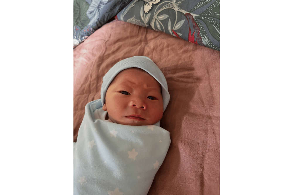 Foto wajah Benjiro anak Adhisty Zara