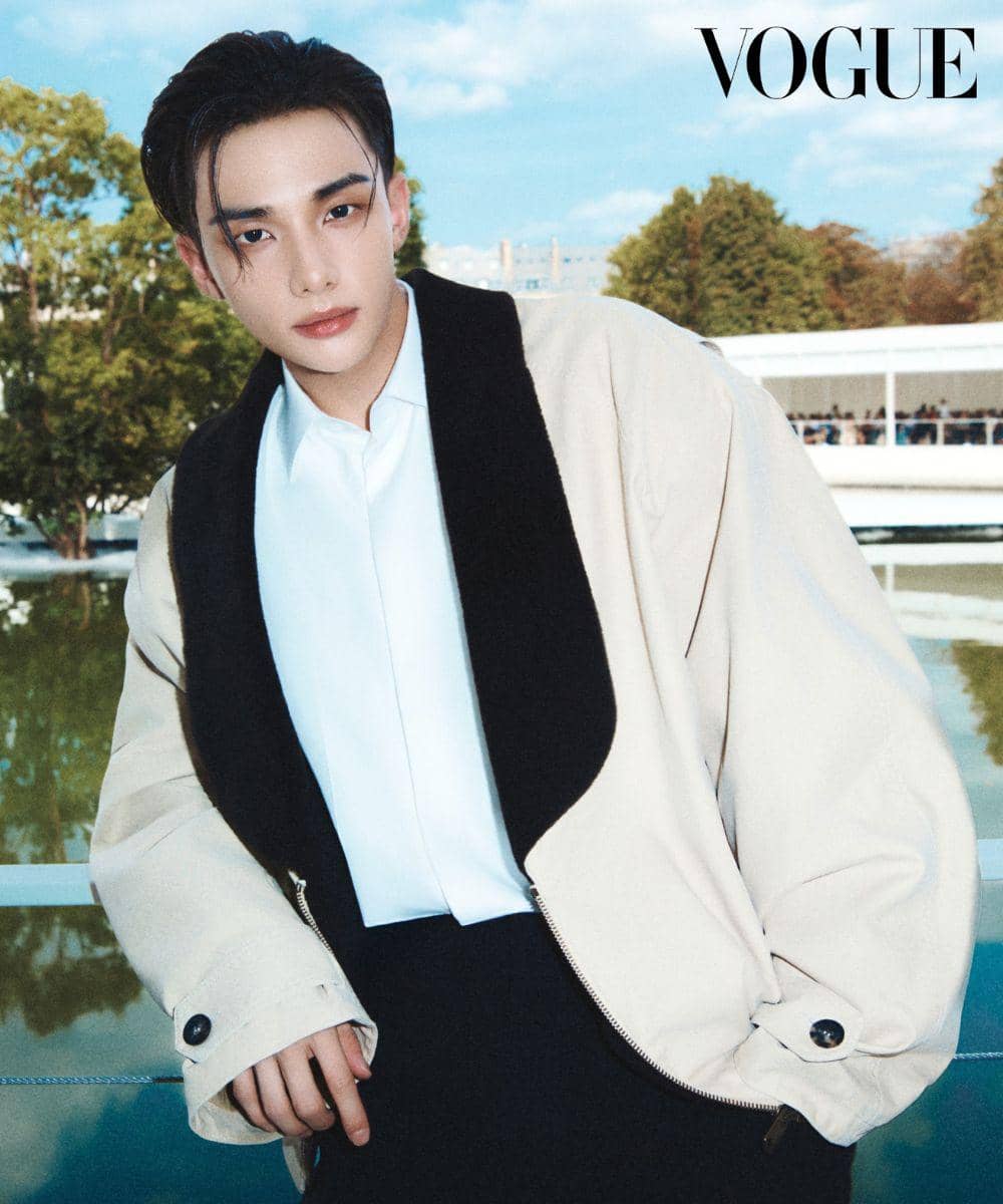 Hyunjin Stray Kids, oversized tailoring yang edgy