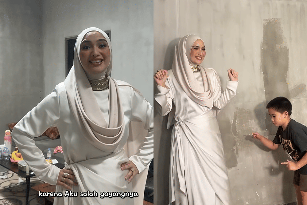 Athar Anak Citra Kirana Ngambek saat Mama Salah Dance TikTok 4