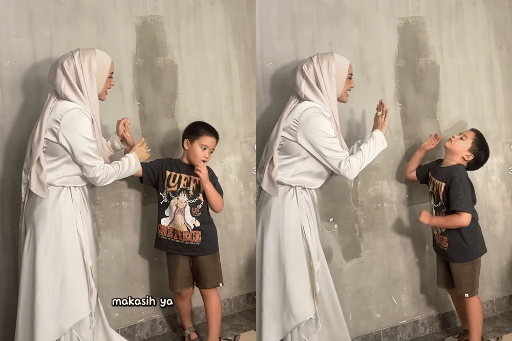 Athar Anak Citra Kirana Ngambek saat Mama Salah Dance TikTok 2