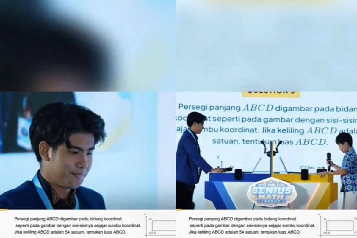 Fakta Alvaro di The Genius Math League 2026 berhasil menjawab soal geometri 9,33 detik