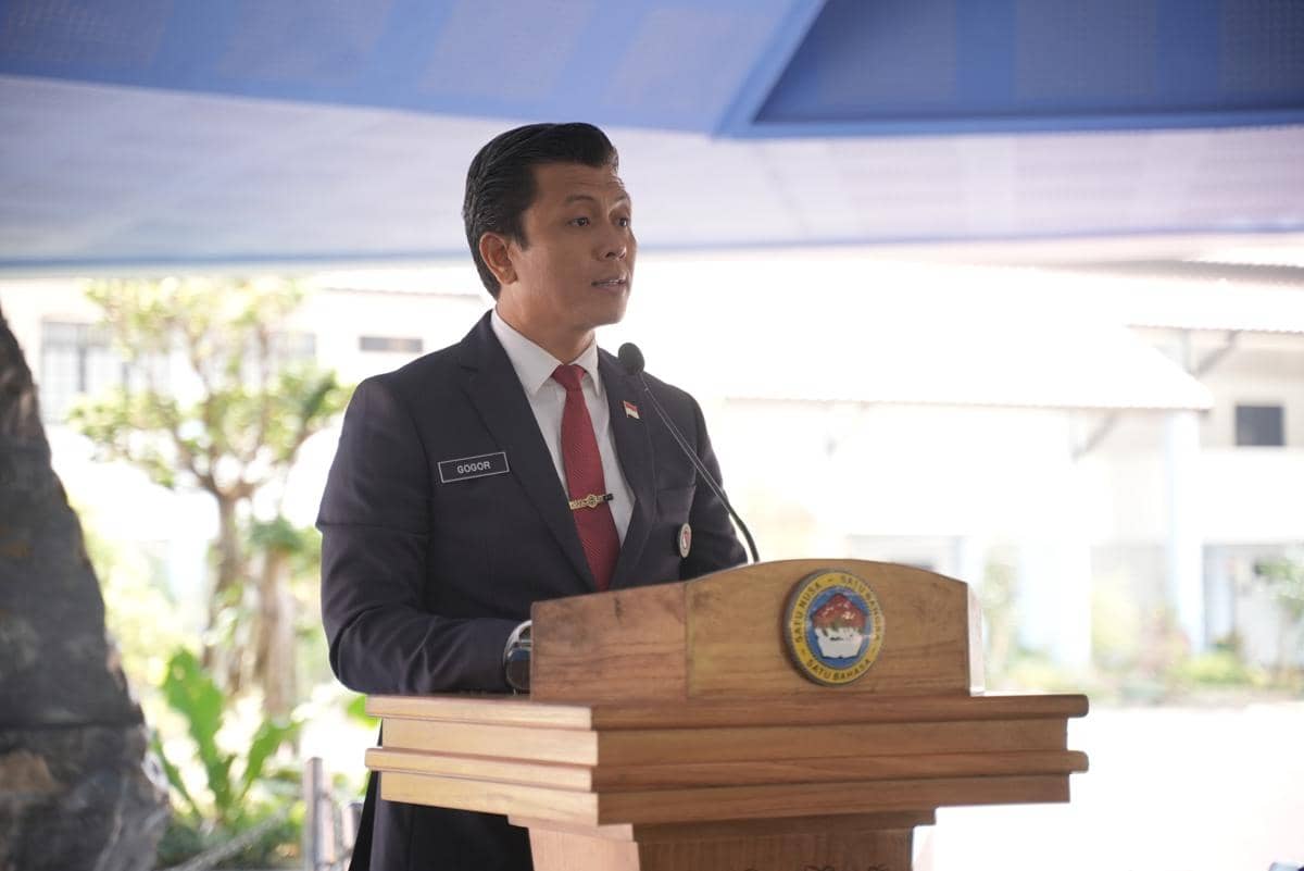 Mayjen M.I. Gogor A. A., S.IP., M.Han selaku kepala Sekolah SMA Taruna Nusantara Magelang