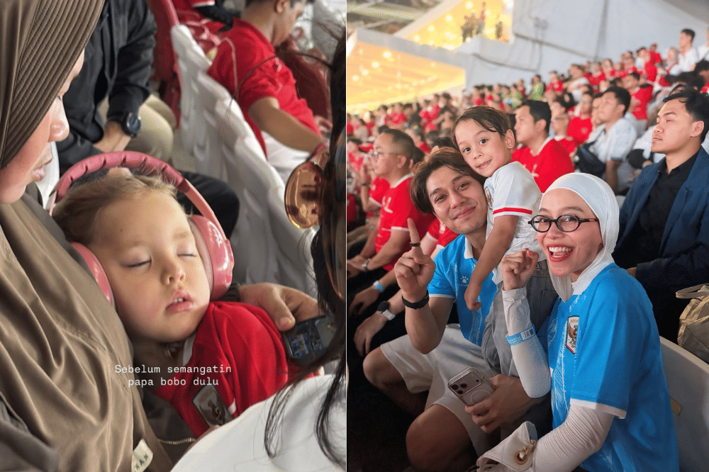 6 Anak Artis yang Ikut Nobar Indonesia vs Thailand, Ada Kamari
