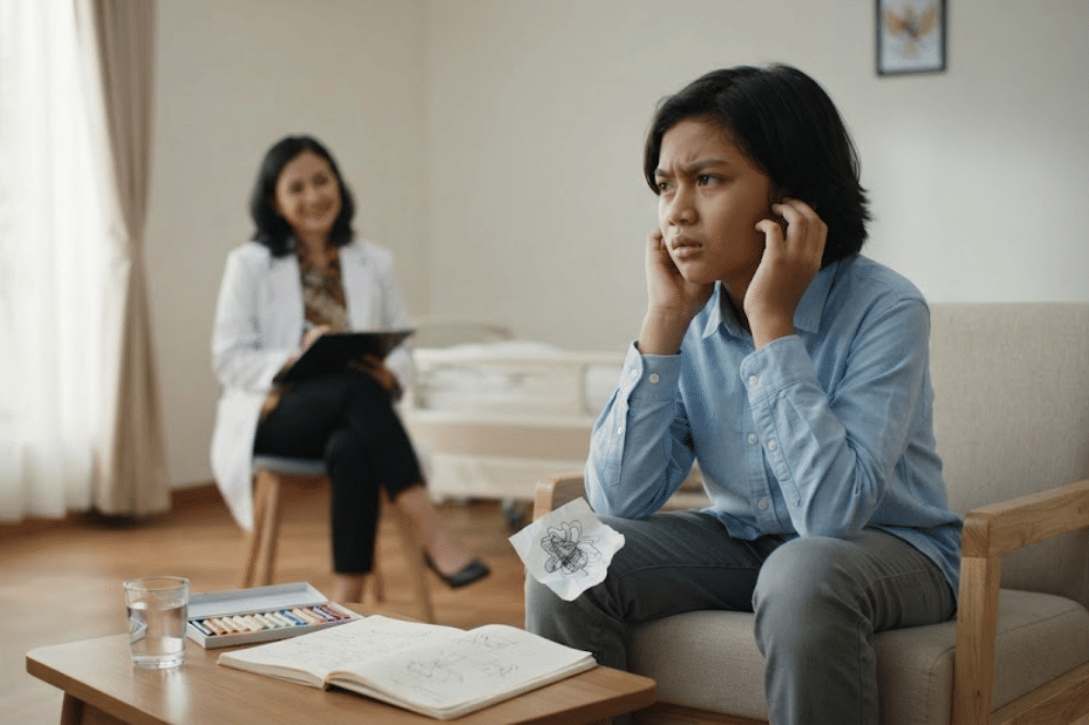 Anak dengan kondisi skizofrenia