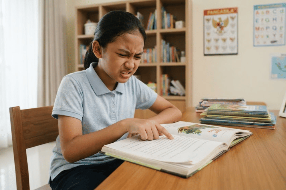 Anak dengan kondisi disleksia