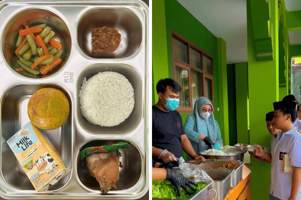 MBG Melakukan Uji Coba Prasmanan, Terinspirasi dari Jepang