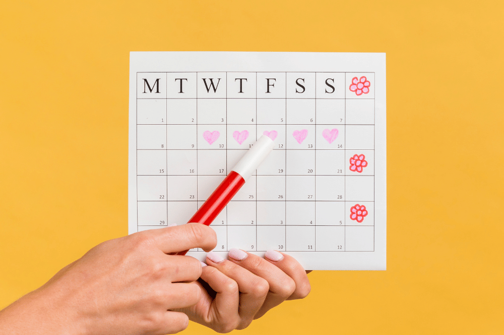 Fase menstruasi, hari ke-1 sampai 5
