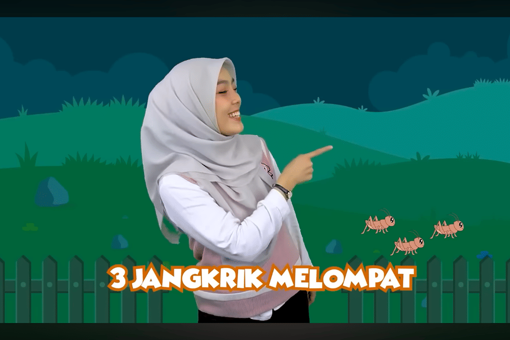 Lirik Lagu 'Jangkrik' Kinderflix 4