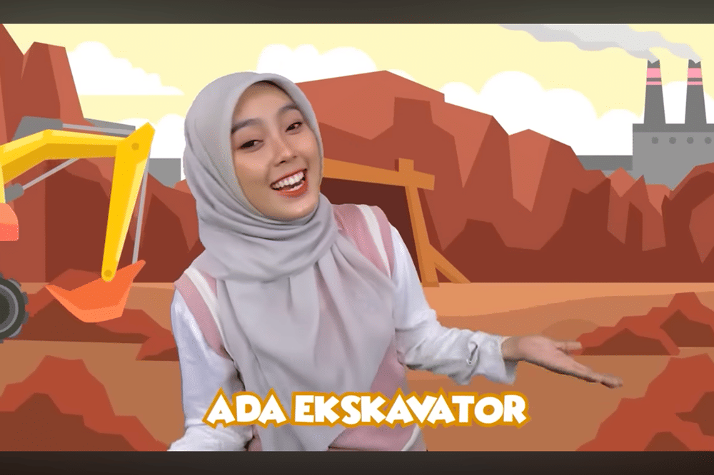 Lirik Lagu 'Ekskavator' Kinderflix 3