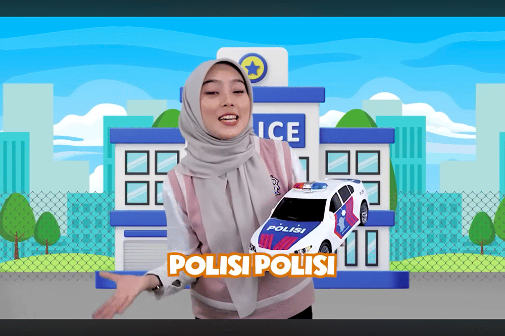 Lirik Lagu 'Polisi' Kinderflix 3