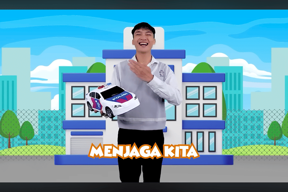 Lirik Lagu 'Polisi' Kinderflix 4