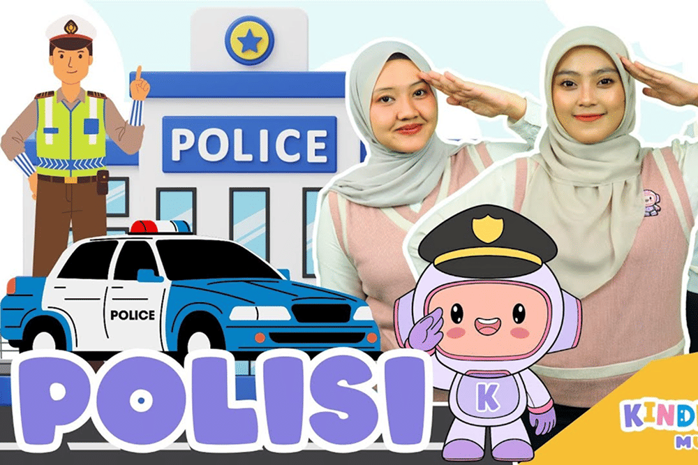 Lirik Lagu 'Polisi' Kinderflix, Kenalkan Profesi Polisi pada Anak