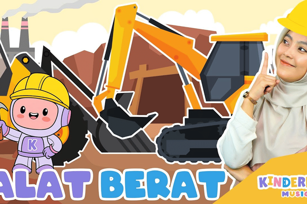 Lirik Lagu 'Alat Berat' Kinderflix, Ada Jenis dan Fungsinya