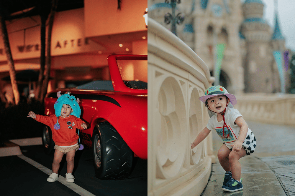 6 Foto Lucu Andrew Anak Erika Carlina di Disneyland Tokyo