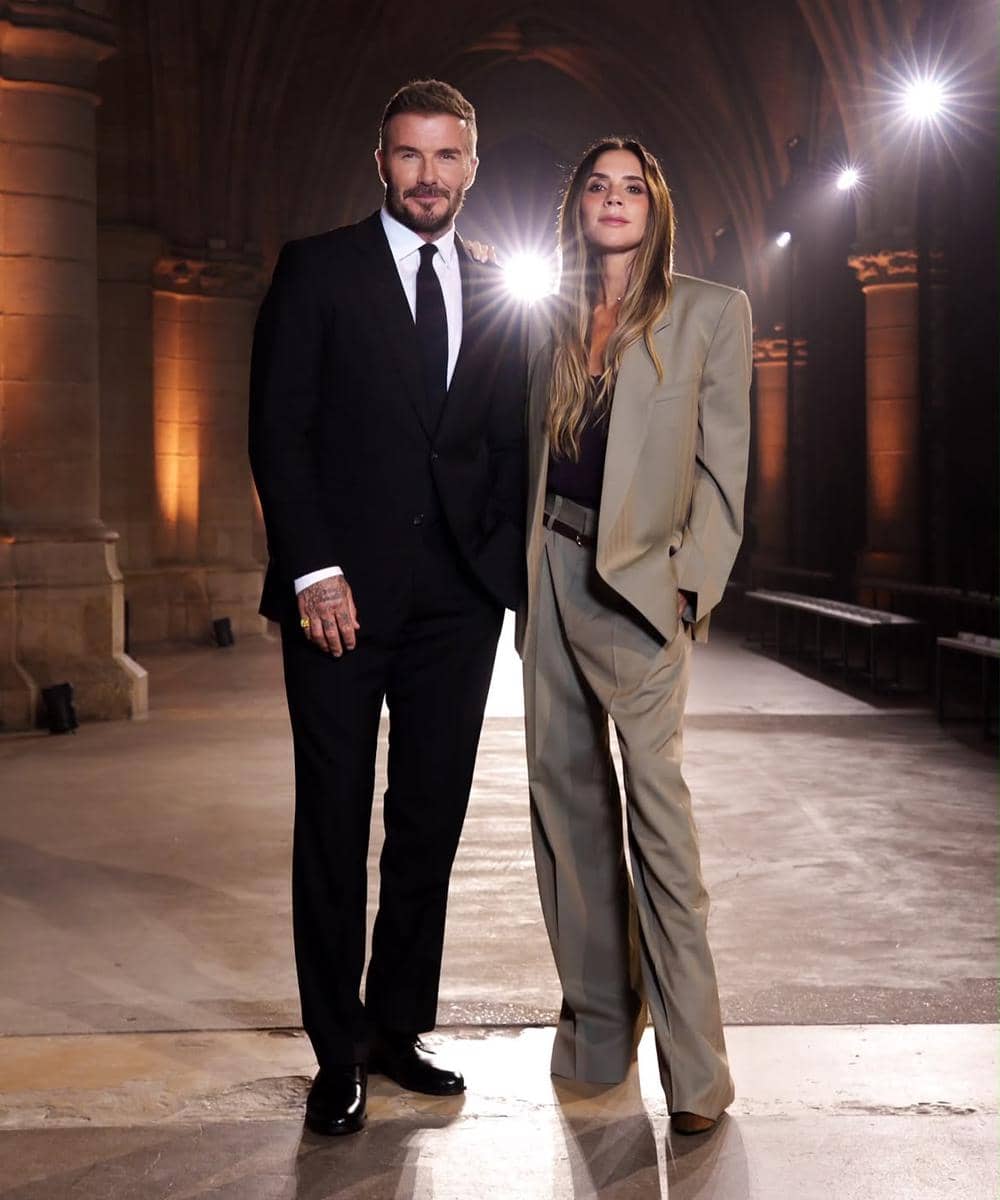 Keluarga Beckham memberikan dukungan untuk koleksi ini