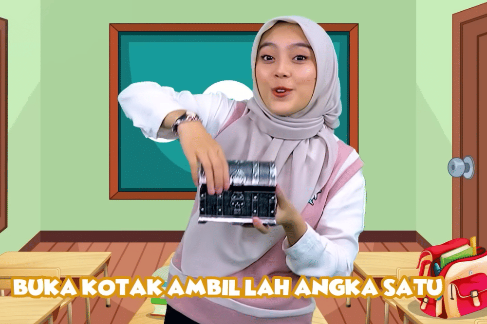Belajar mengenal angka secara berurutan