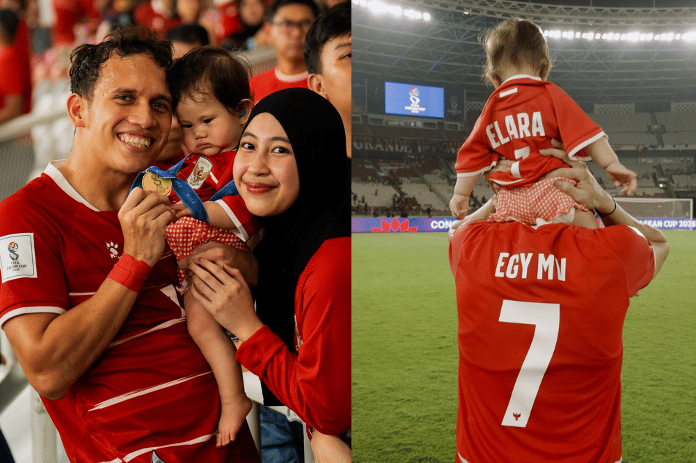 7 Foto Elara Nonton sang Papa Egy Maulana Bertanding, Langsung Juara