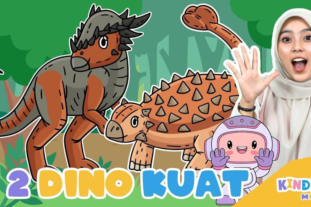 Lirik Lagu ‘2 Dino Kuat’ Kinderflix, Kenalkan Ciri-Ciri Dinosaurus