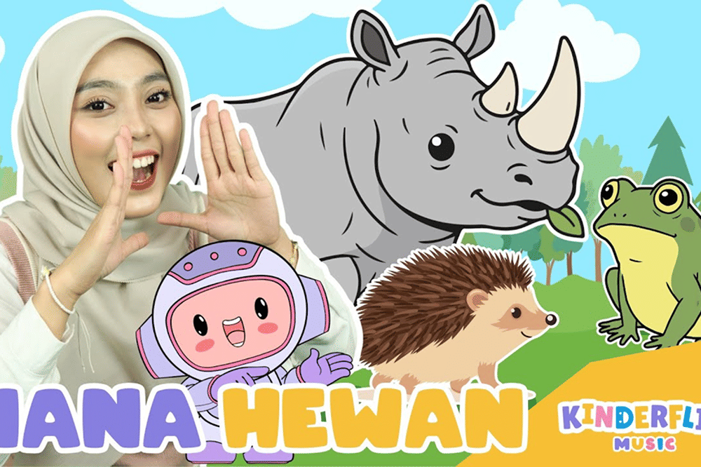 Lirik Lagu 'Mana Hewan' Kinderflix, Belajar Mengenal Hewan