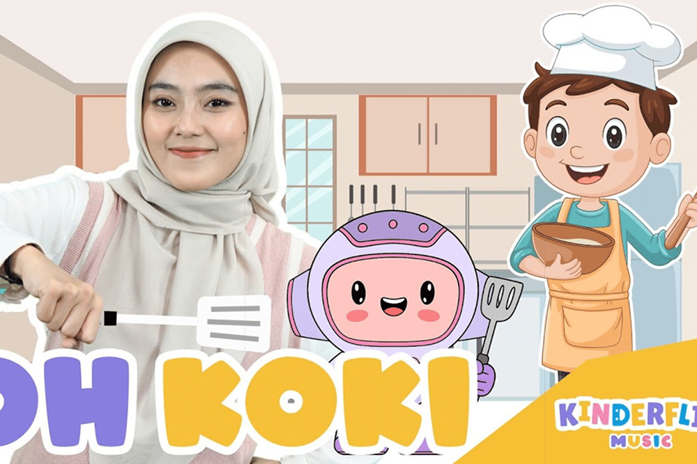 Lirik Lagu 'Oh Koki' Kinderflix, Belajar Memasak dan Cita-Cita
