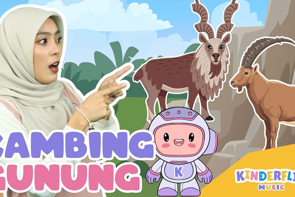 Lirik Lagu 'Kambing Gunung' Kinderflix, Belajar Pantang Menyerah
