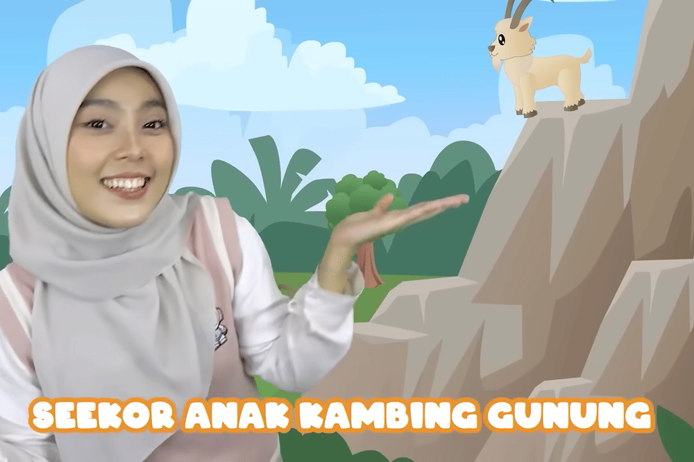 Lirik Lagu 'Kambing Gunung' Kinderflix
