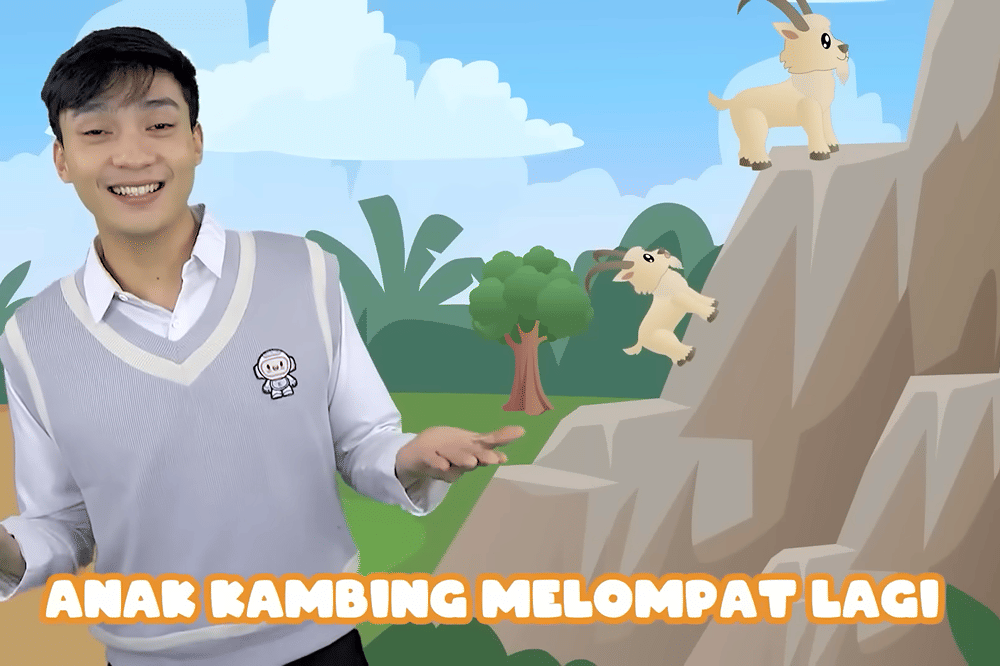 Lirik Lagu 'Kambing Gunung' Kinderflix