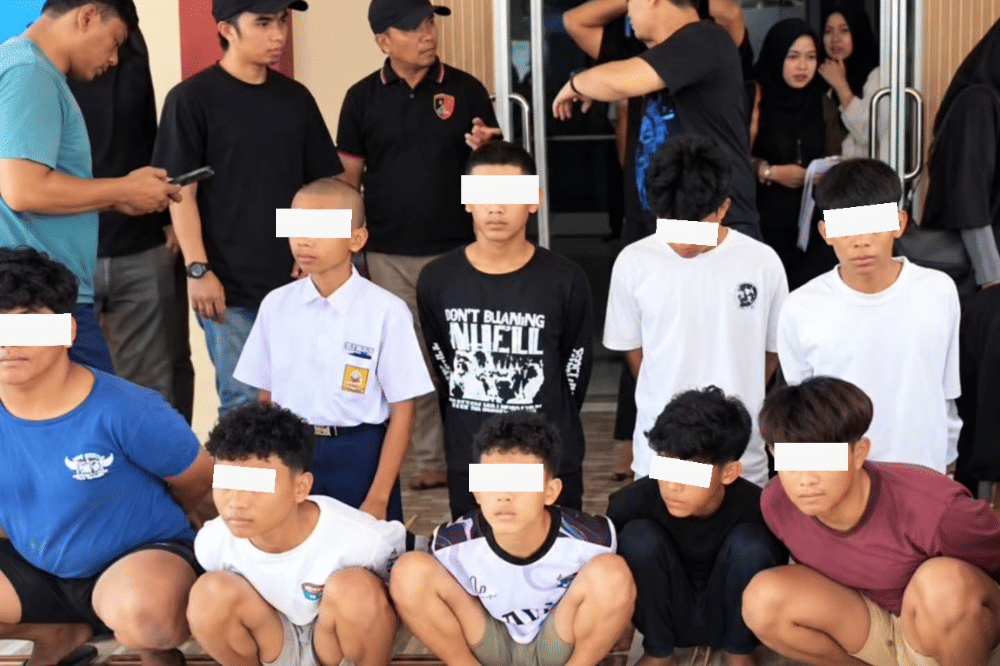 Pelaku geng motor di Makkasar
