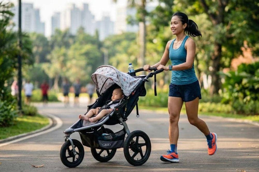Usia Berapa Anak Boleh Diajak Jogging dengan Stroller?
