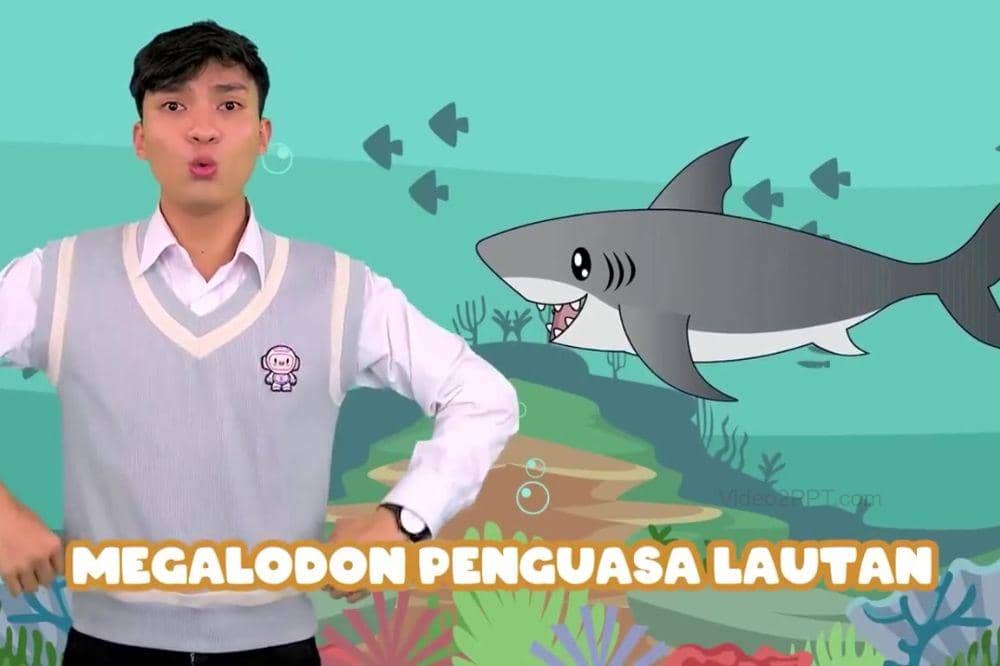 Lirik lagu 'Megalodon' Kinderflix