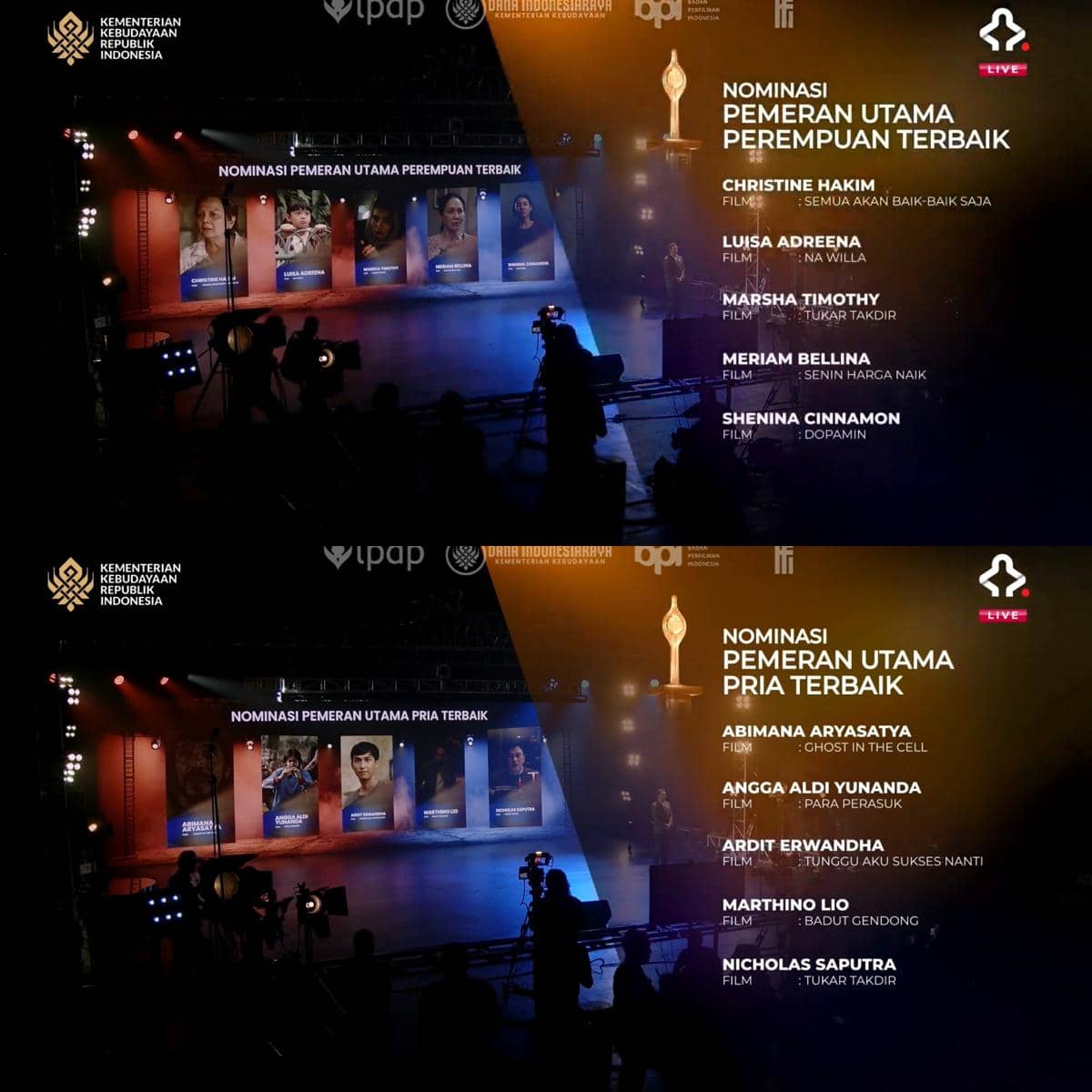 Daftar Nominasi FFI 2026, Ghost in the Cell Unggul dengan 13 Kategori