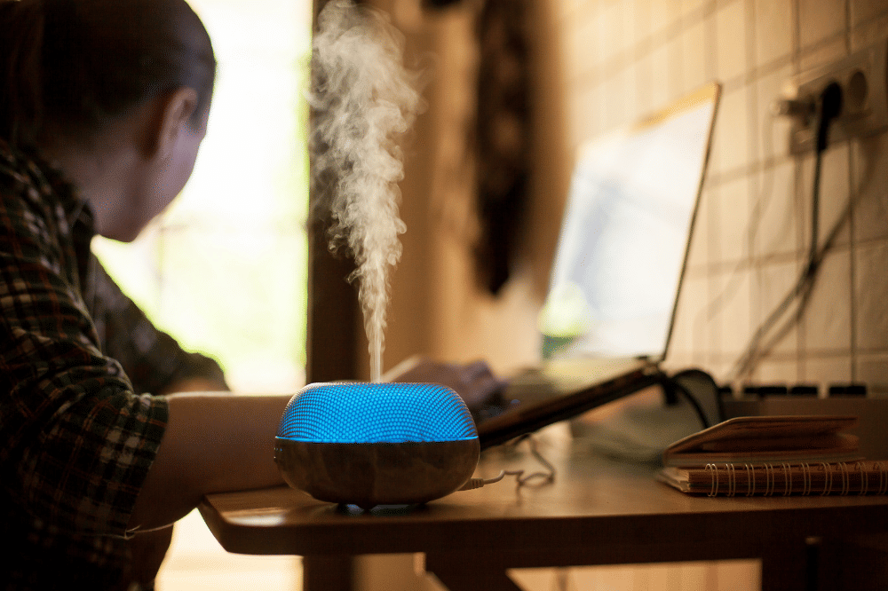 Gunakan humidifier jika udara kering