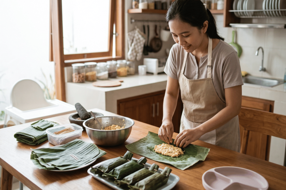 Cara membuat pepes tahu tongkol MPASI
