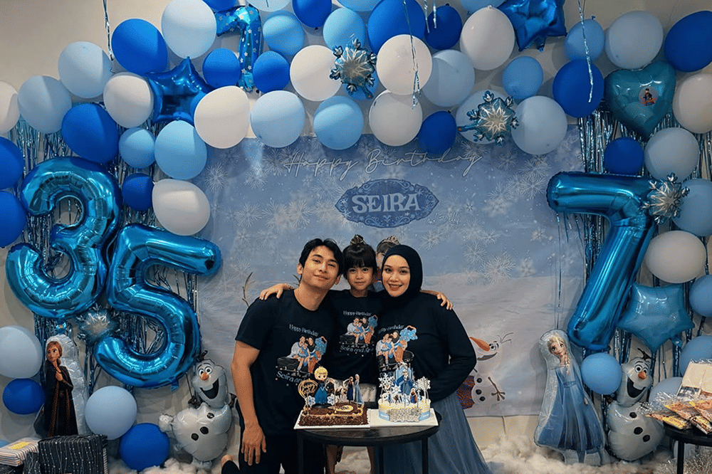 Momen Ultah Seira dan Ardit Erwandha Dirayakan Bareng 3