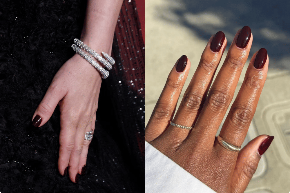 Cara Mendapatkan Kuku “Cherry Noir” ala Anne Hathaway