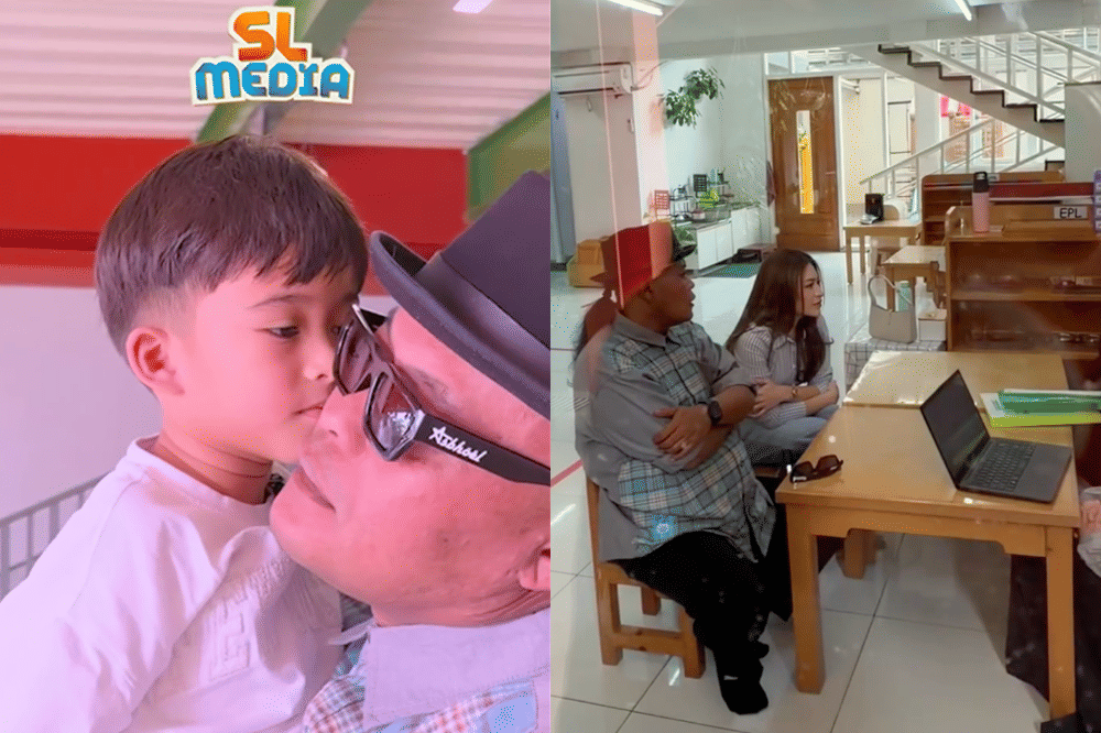 Sule Jemput Adzam saat Ambil Rapor, Nathalie dan Suami Hadir 2