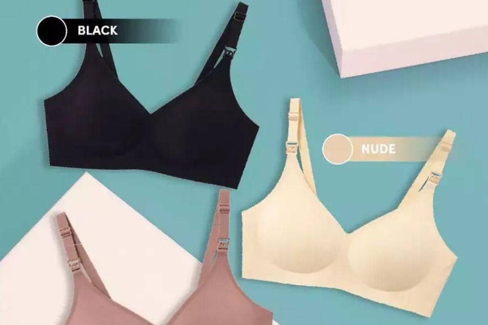 MOMABAE Seamless Jelly Push-Up Bra